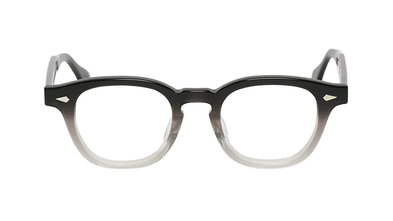 JULIUS TART OPTICAL AR Eyeglass Frame Black Clear Fade