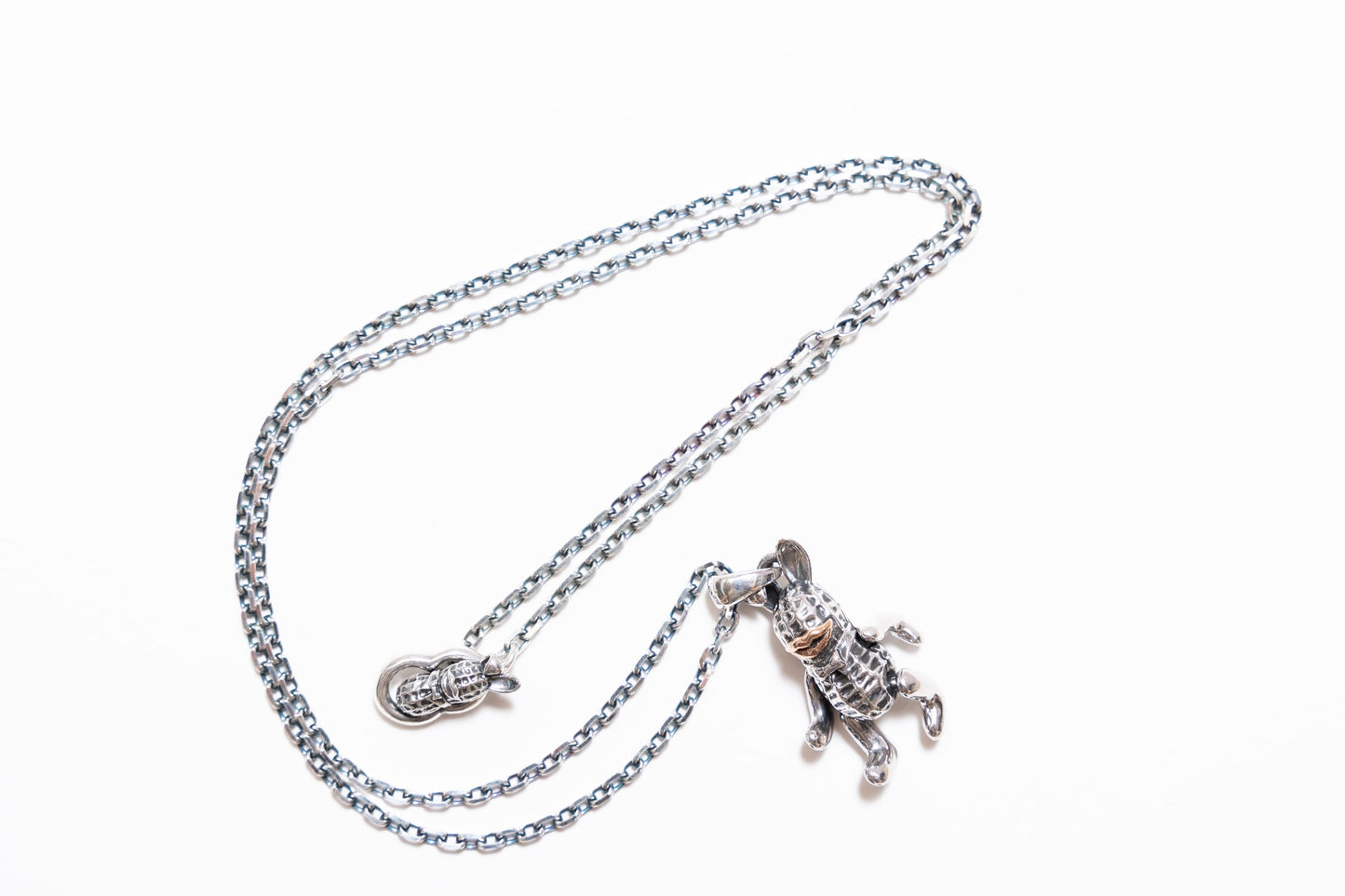 Peanuts&Co TEDDY BUNNYPEANUTS (silver×K10) + silver chain