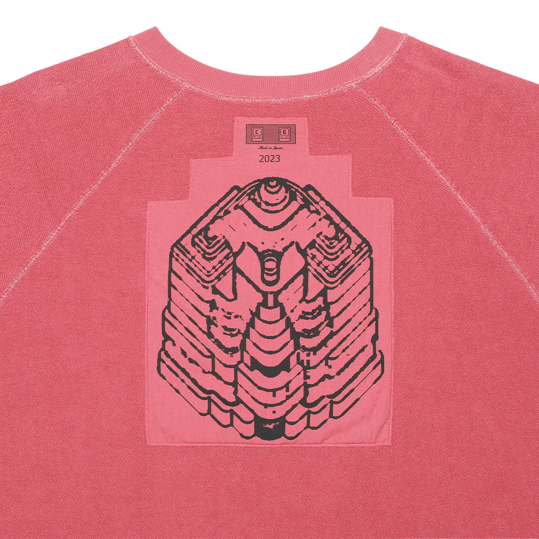 Cav Empt C.E OVERDYE STRIPE SLEEVE BIG CREW NECK