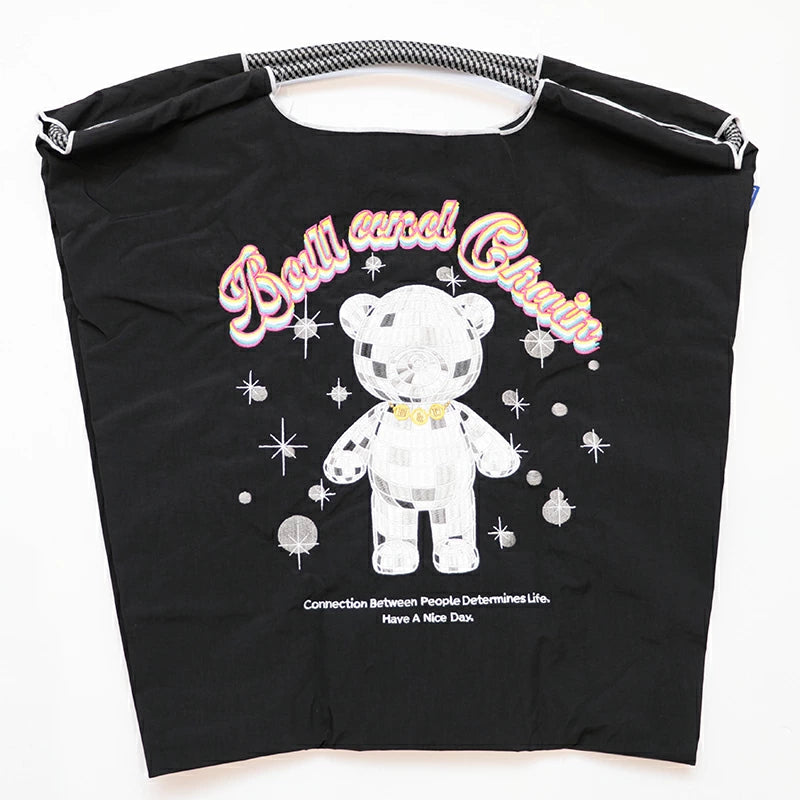 Ball & Chain Tote Bag MIRROR BALL BEAR