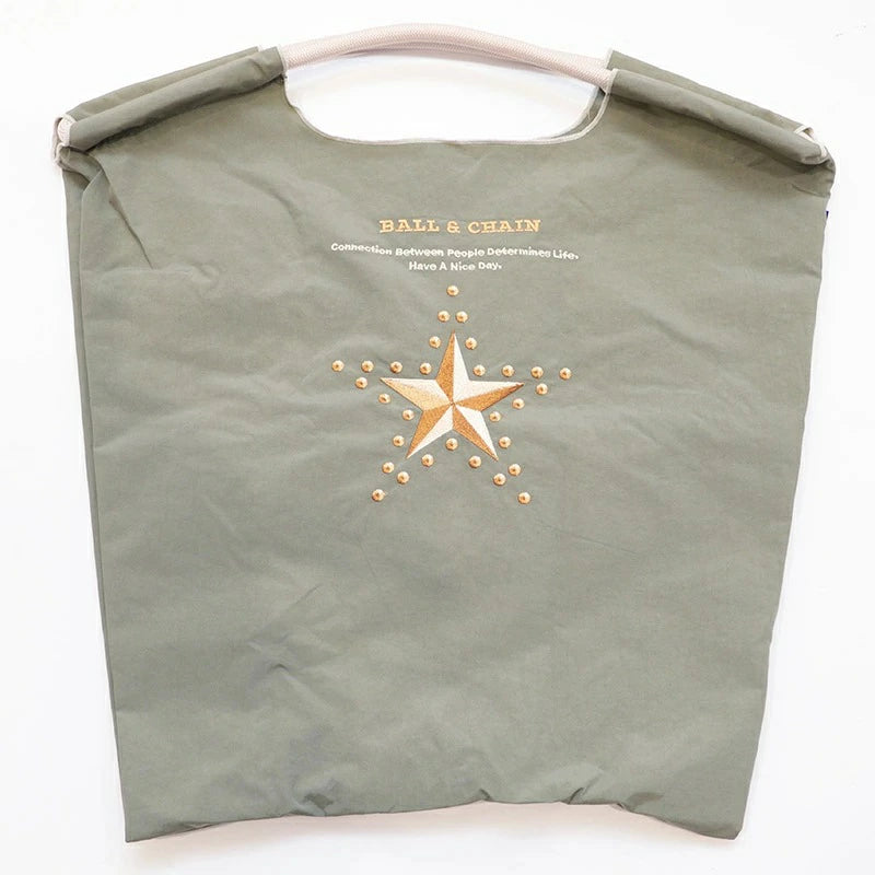 Ball & Chain Tote Bag Star and Studs