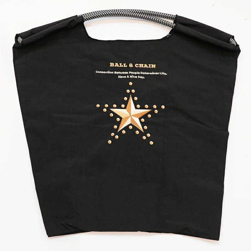 Ball & Chain Tote Bag Star and Studs