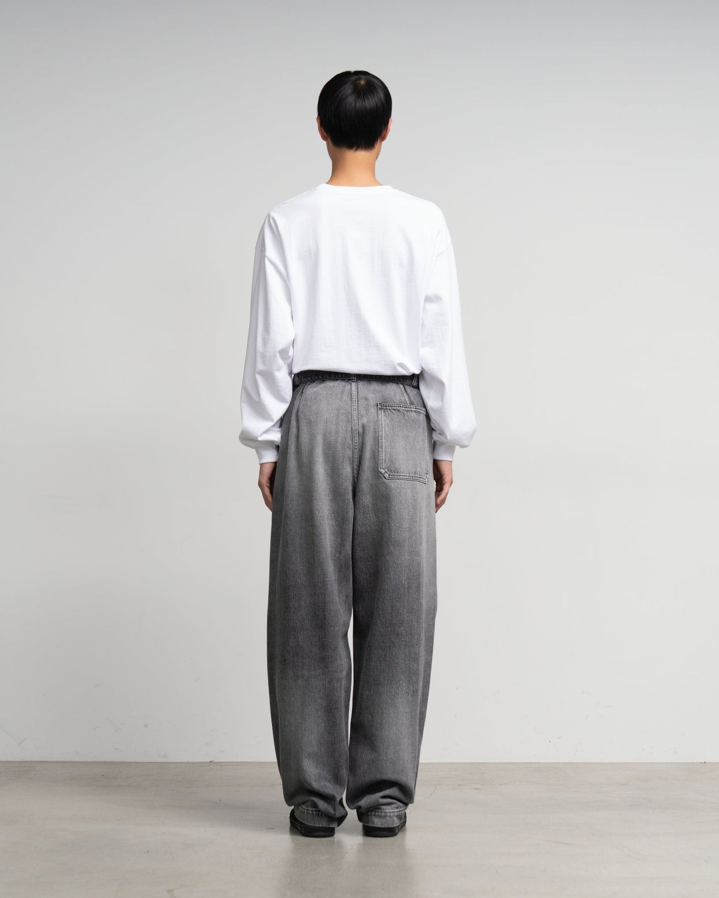 Graphpaper Selvage Denim Belted Pants - LIGHT FADE