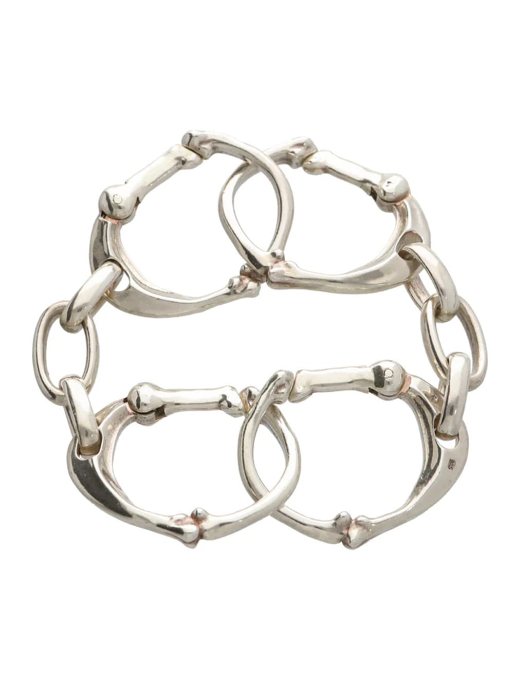 TAKAHIROMIYASHITATheSoloist. bone shaped carabiner bracelet L