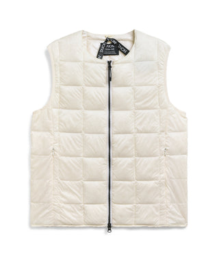 TAION CREW NECK W-ZIP DOWN VEST