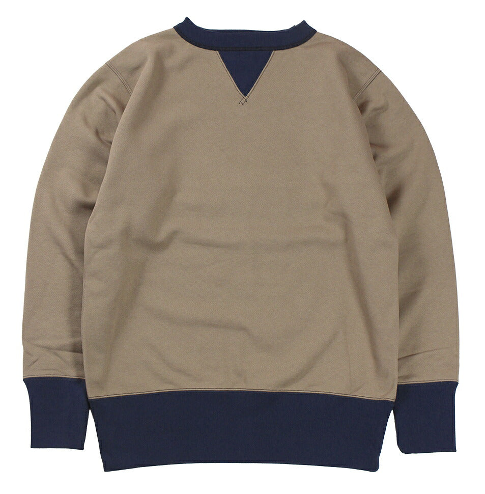 FREEWHEELERS & CO. DOUBLE V SWEAT SHIRT SET-IN SLEEVE SWEAT SHIRT