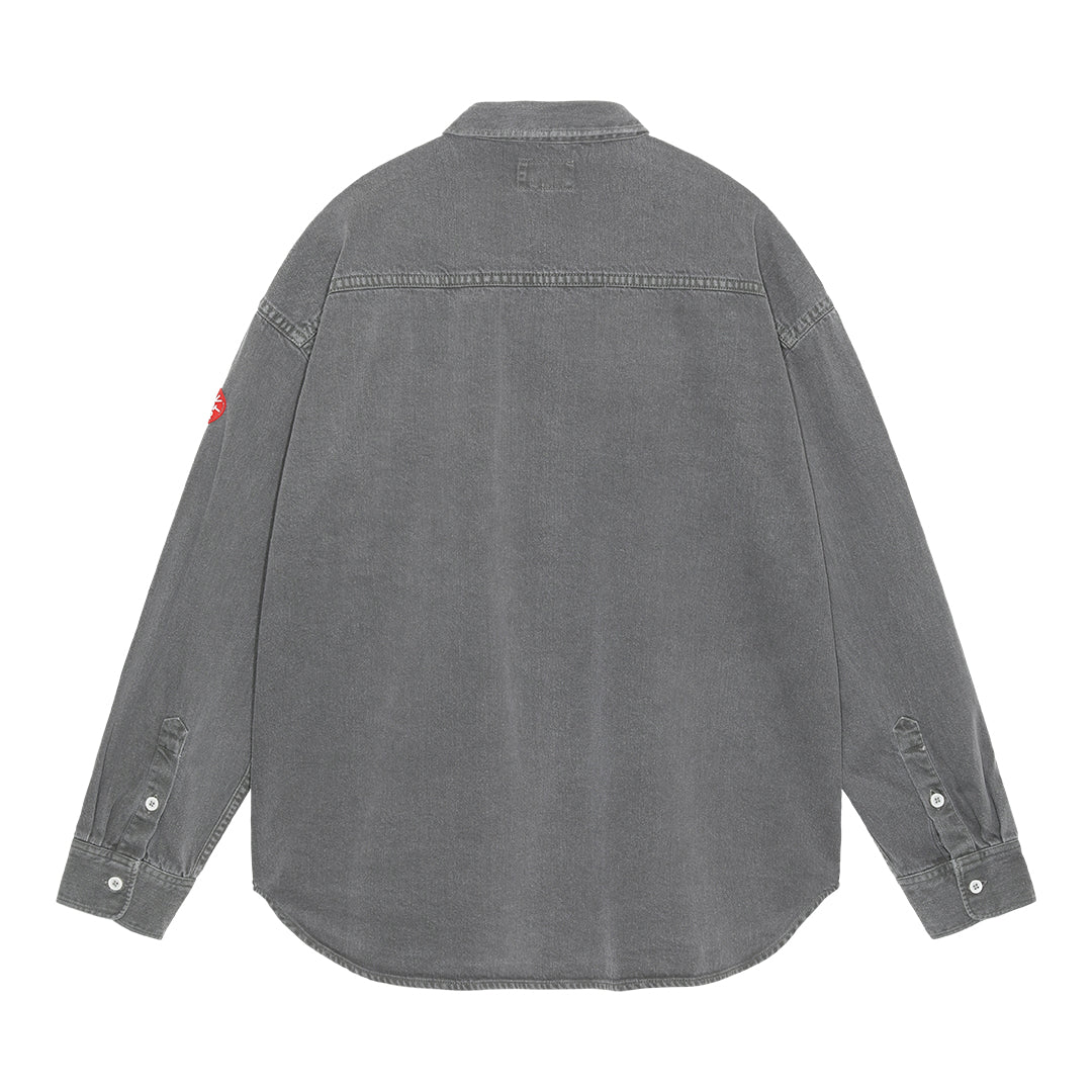 Cav Empt C.E OVERDYE COLOUR DENIM BIG SHIRT