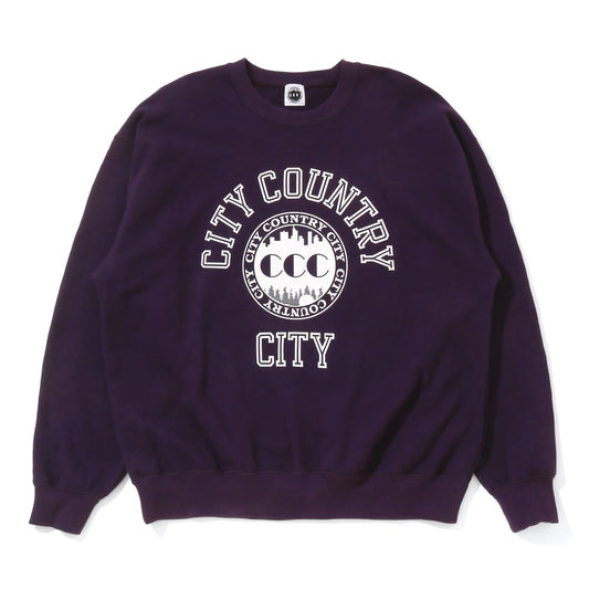 CITY COUNTRY CITY Cotton Sweat Shirt College Logo