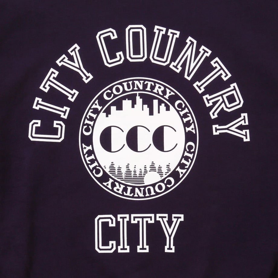 CITY COUNTRY CITY Cotton Sweat Shirt College Logo