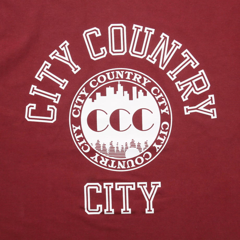 CITY COUNTRY CITY Cotton T-shirt College Logo