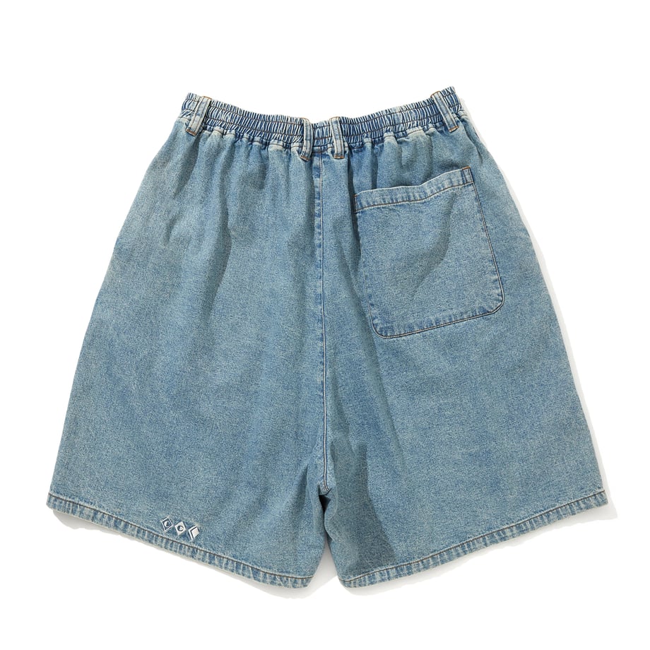 City Country City Embroiderd Logo Denim Easy Shorts