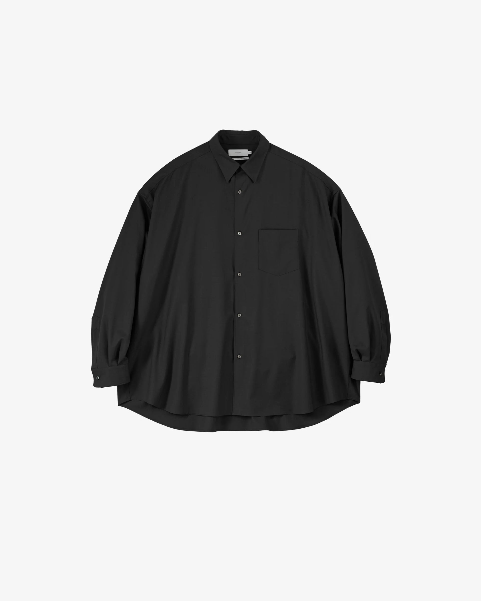 トップス graphpaper Glencheck Wool L/S Box Shirt Graphpaper/グラフペーパー】Selvage wool L/S Box Shirt