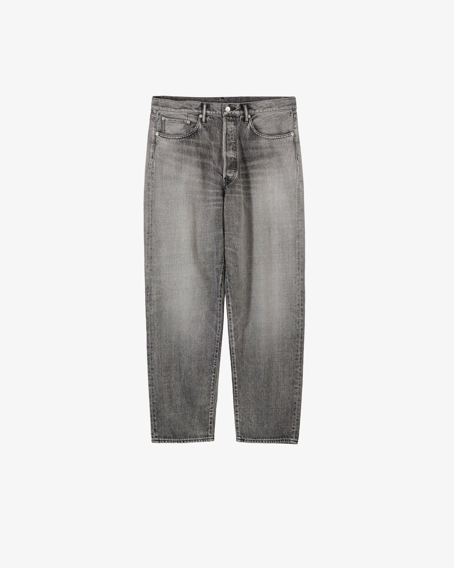 Graphpaper Selvage Denim Five Pocket Tapered Pants - LIGHT FADE