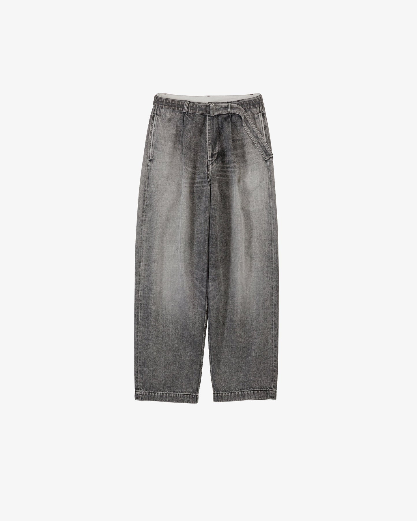 Graphpaper Selvage Denim Belted Pants - LIGHT FADE