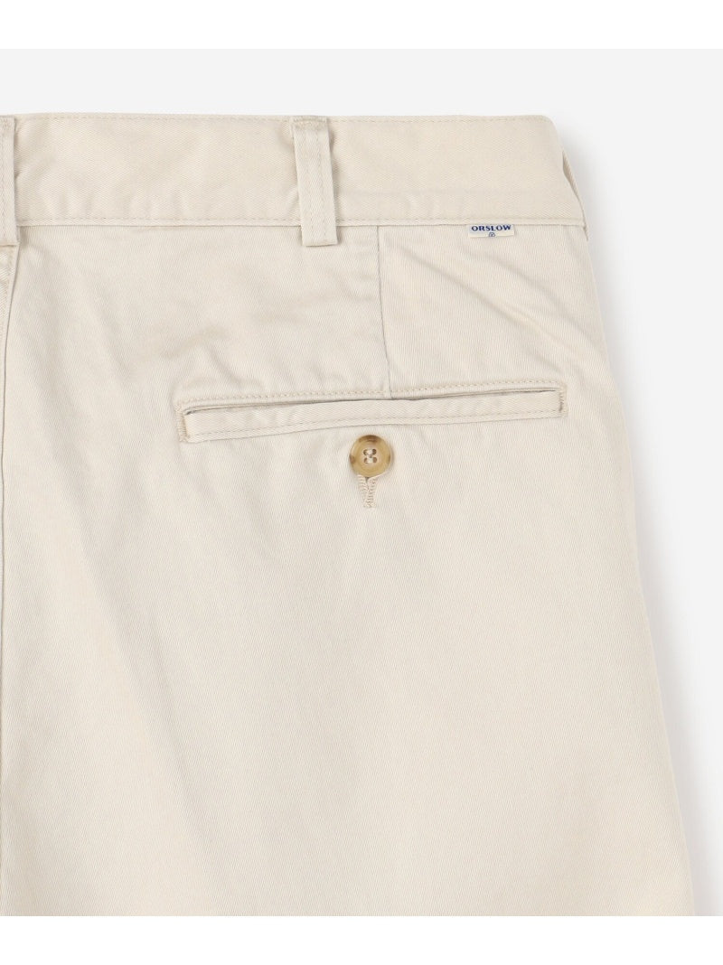 orSlow TWO TUCK WIDE TROUSERS Ivory