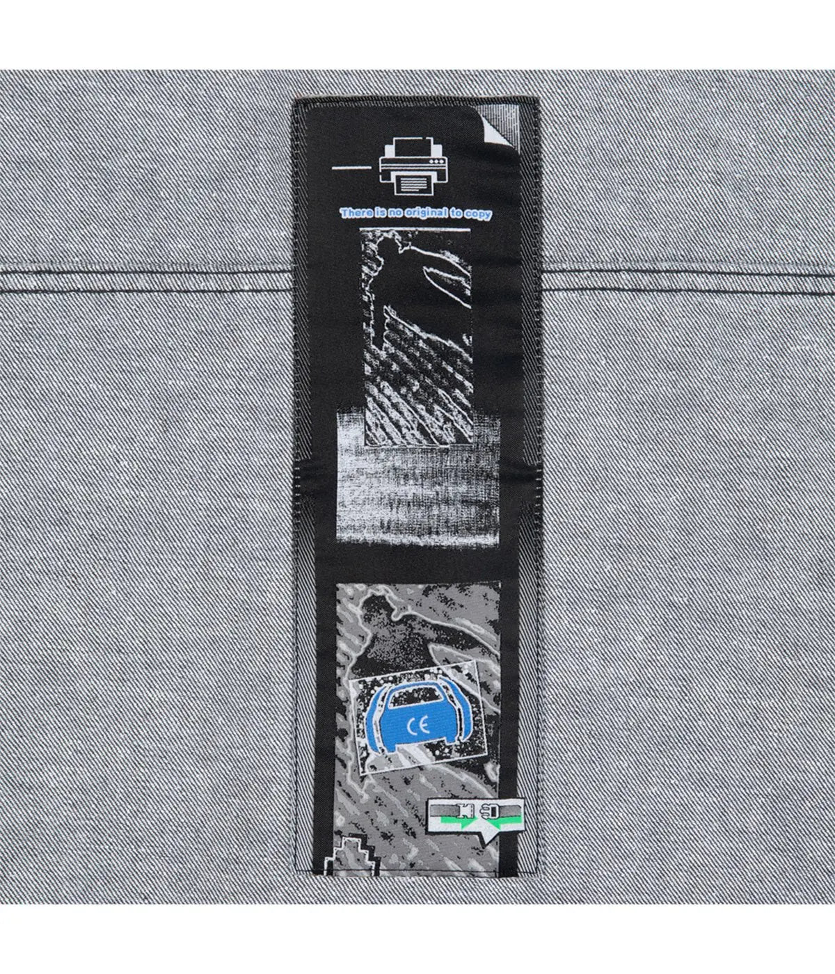 Cav Empt C.E BLACK NEP DENIM TRUCKER JACKET