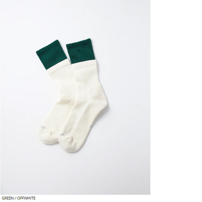 RoToTo ORGANIC COTTON DOUBLE LAYER CREW SOCKS