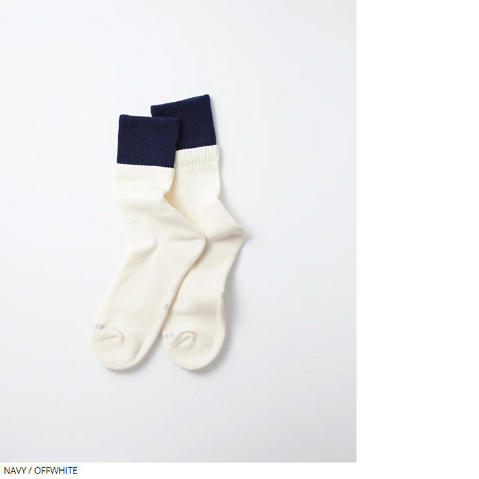 RoToTo ORGANIC COTTON DOUBLE LAYER CREW SOCKS