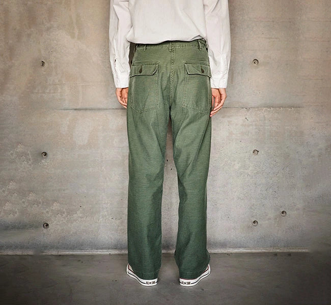 orSlow US ARMY FATIGUE PANTS Green Used