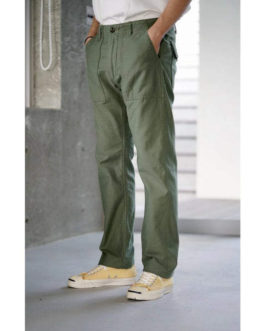 orSlow US ARMY SLIM FIT FATIGUE PANTS (green)