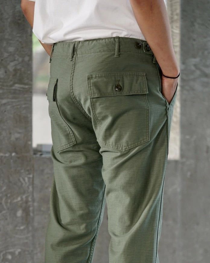 orSlow US ARMY SLIM FIT FATIGUE PANTS (green)