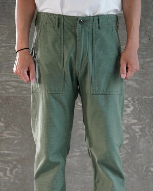 orSlow US ARMY SLIM FIT FATIGUE PANTS (green)