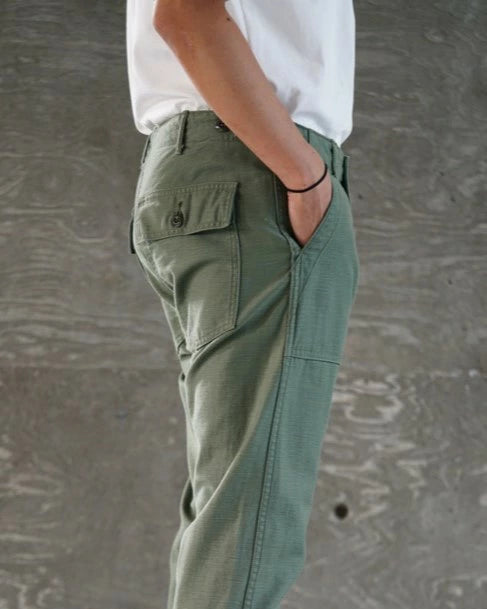 orSlow US ARMY SLIM FIT FATIGUE PANTS (green)