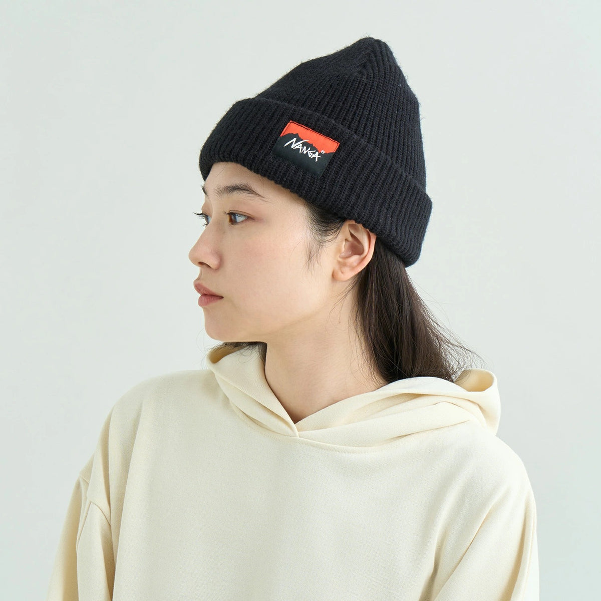 NANGA BOX LOGO BULKY BEANIE