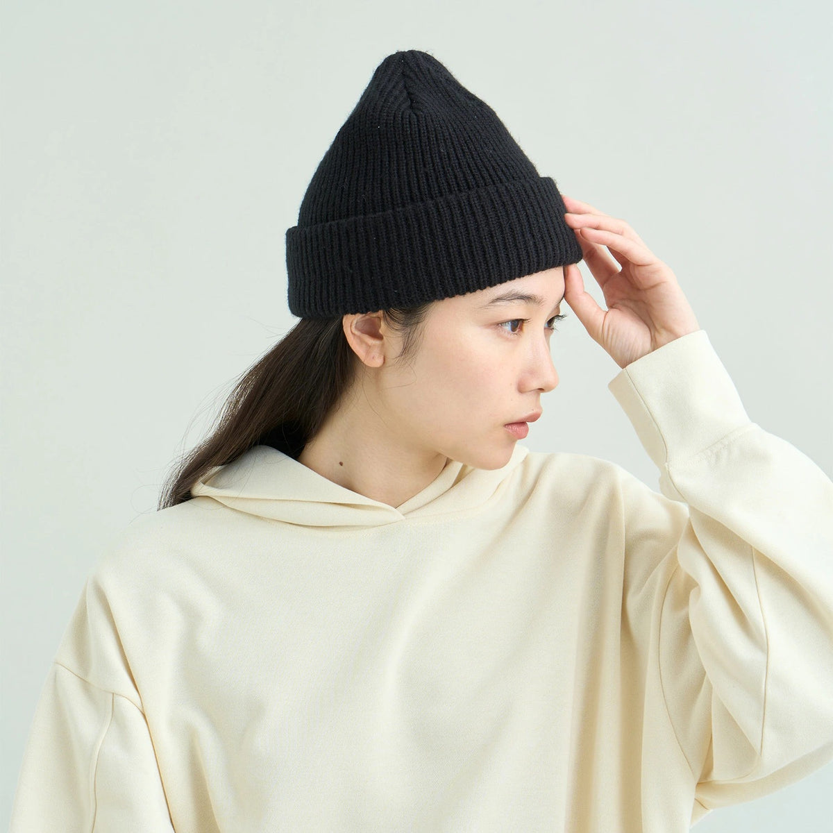 NANGA BOX LOGO BULKY BEANIE