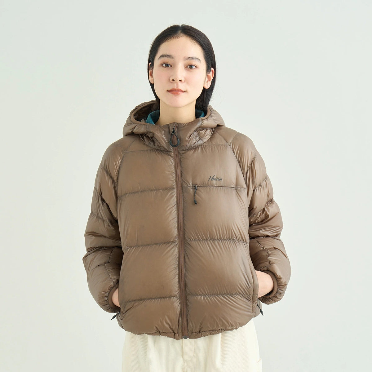 NANGA MOUNTAIN LODGE DOWN HOODIE JACKET W
