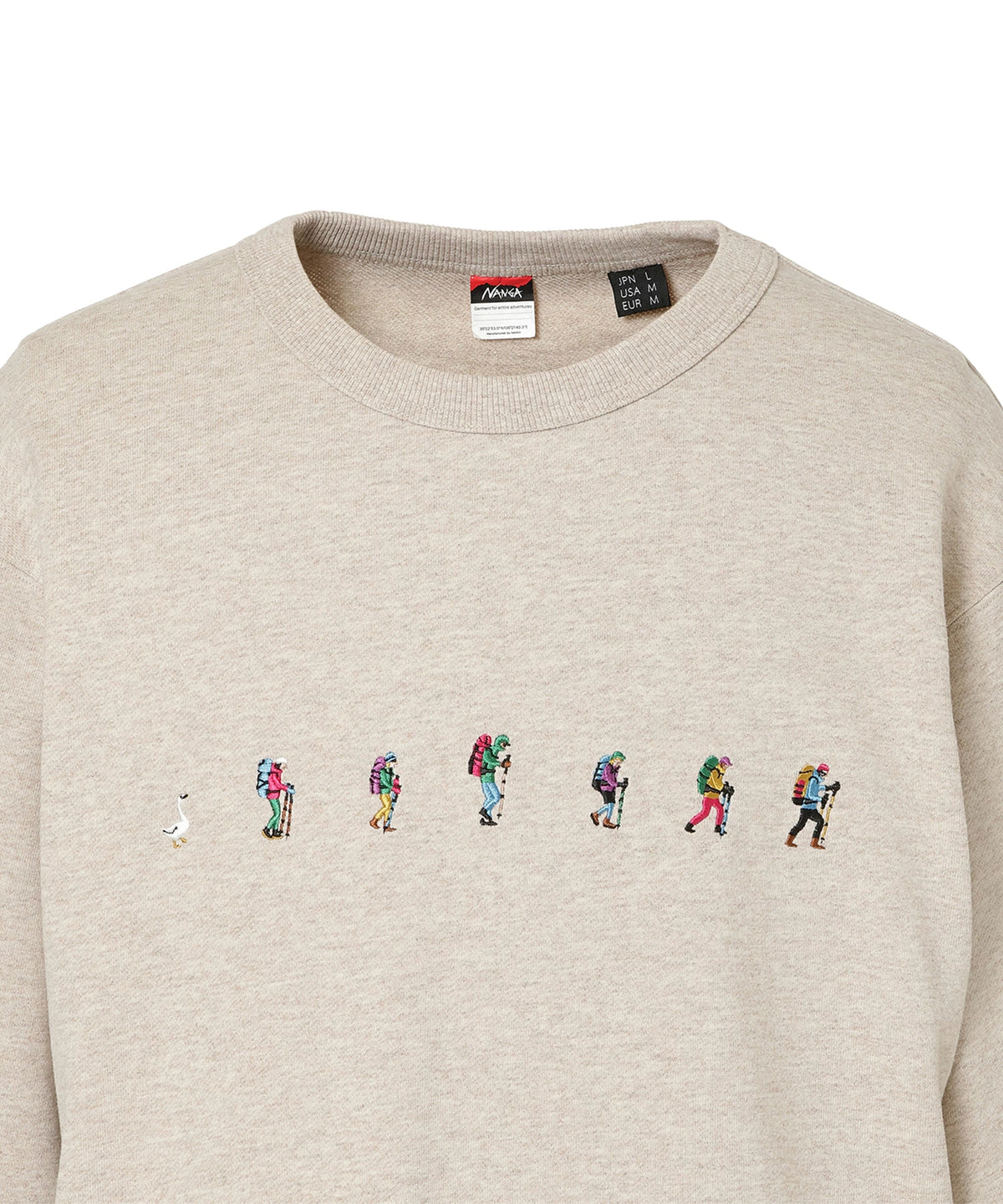 NANGA ECOHYBRID TRAVERSE EMB SWEAT