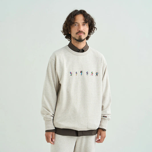 NANGA ECOHYBRID TRAVERSE EMB SWEAT