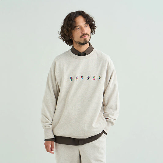 NANGA ECOHYBRID TRAVERSE EMB SWEAT