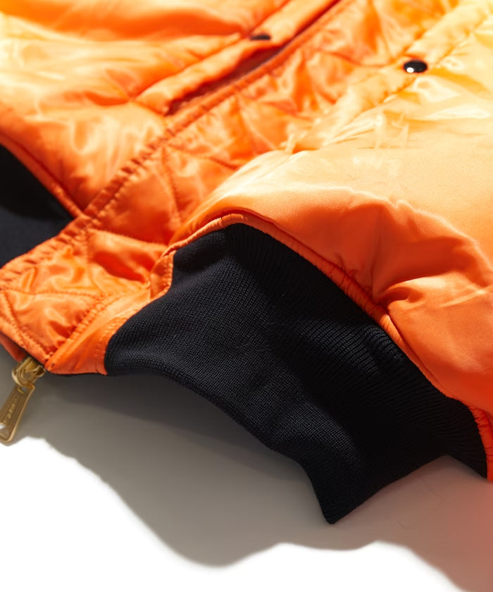 CAHLUMN Magazine Pocket Nylon Twill Flight Jacket “MA-1”