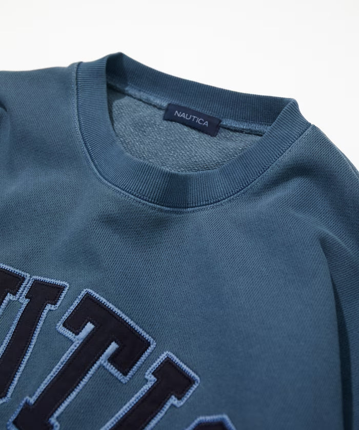 NAUTICA/ Pigment Dyed Arch Logo Sweat - パーカー