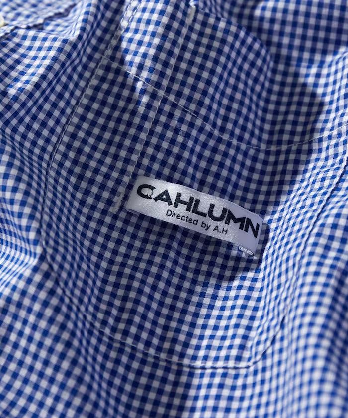 CAHLUMN Magazine Pocket Chain Stitch Shirt
