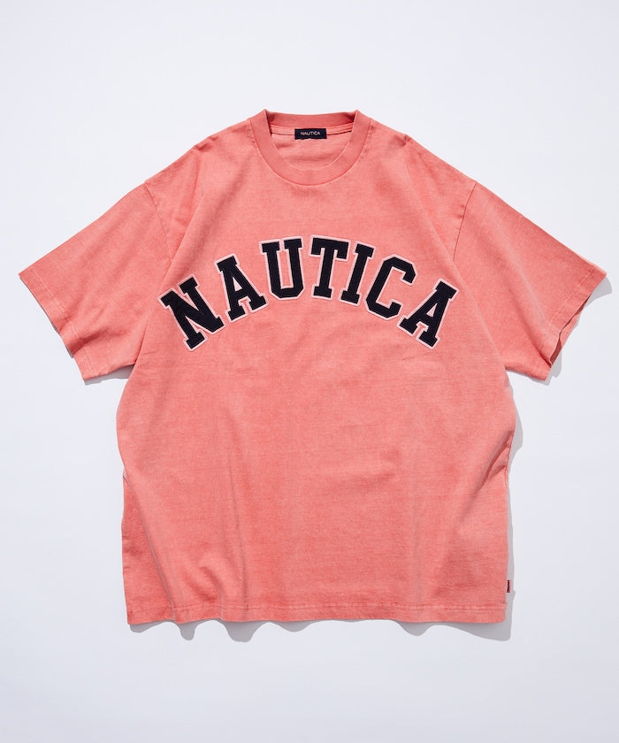 NAUTICA JAPAN Pigment Dyed Arch Logo S/S Tee