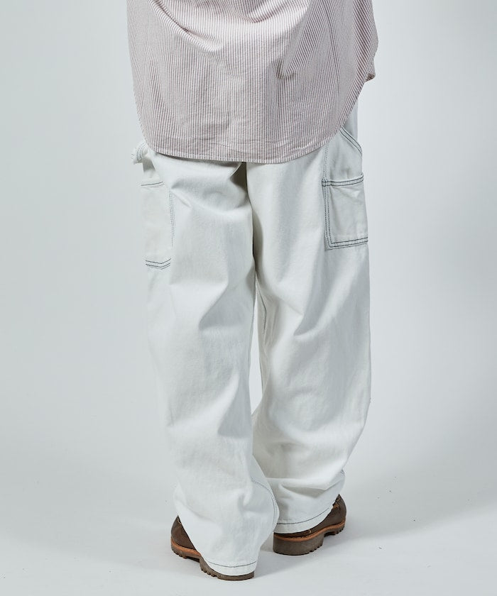 NAUTICA JAPAN Crushed Double Knee Denim Pants