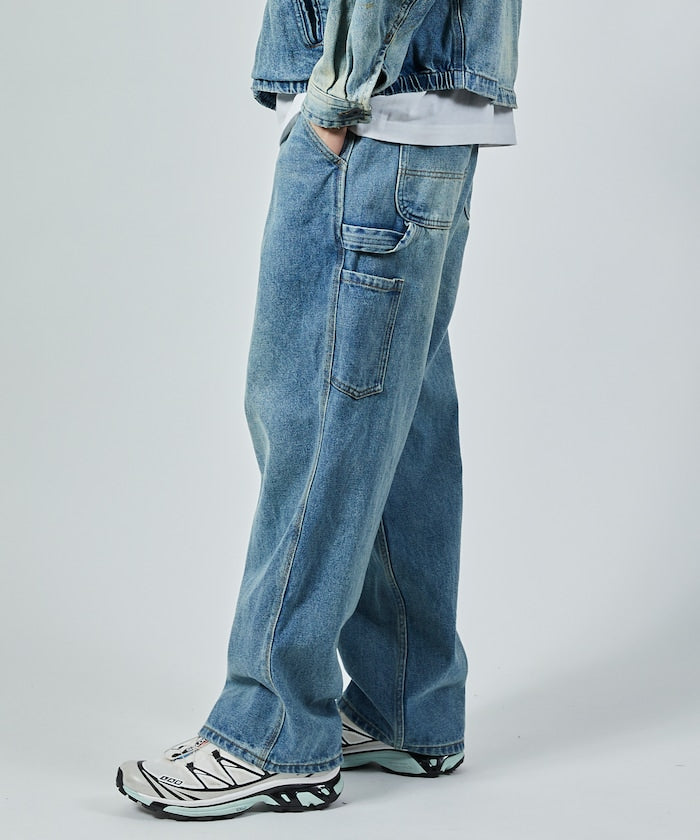 NAUTICA JAPAN Crushed Denim Pants