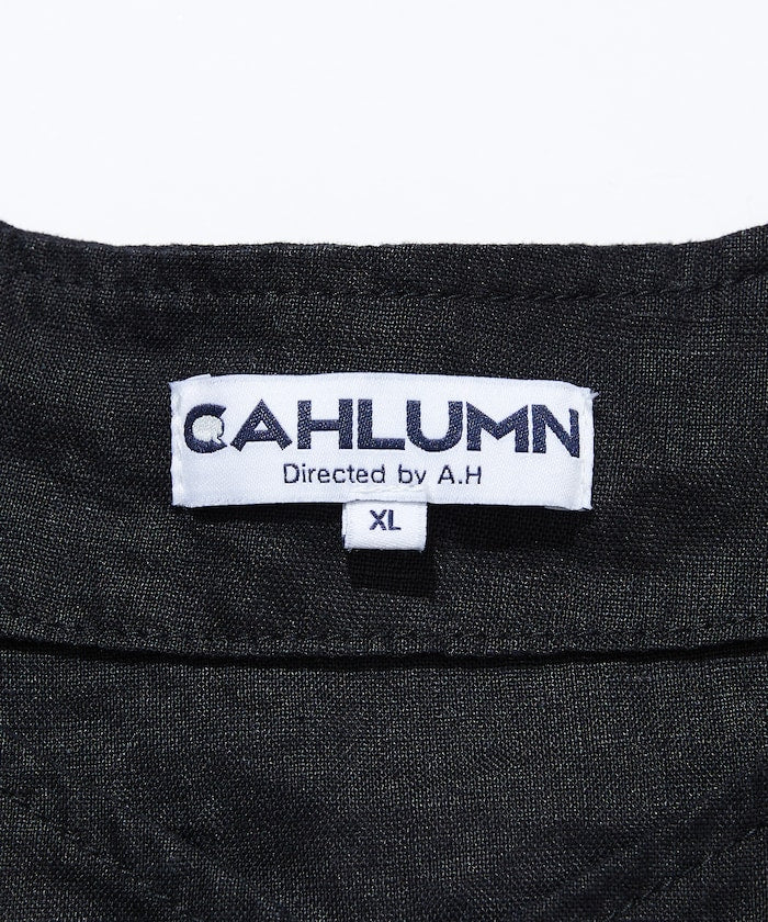 CAHLUMN Linen Baseball Shirt