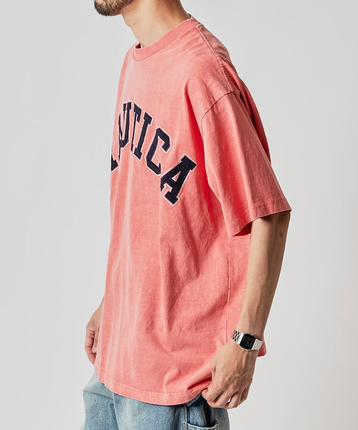 NAUTICA JAPAN Pigment Dyed Arch Logo S/S Tee