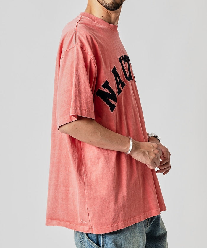 NAUTICA JAPAN Pigment Dyed Arch Logo S/S Tee