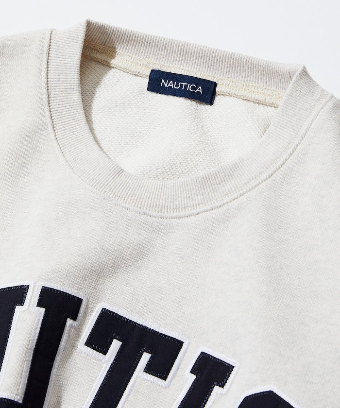 NAUTICA JAPAN Arch Logo Crewneck Sweatshirt