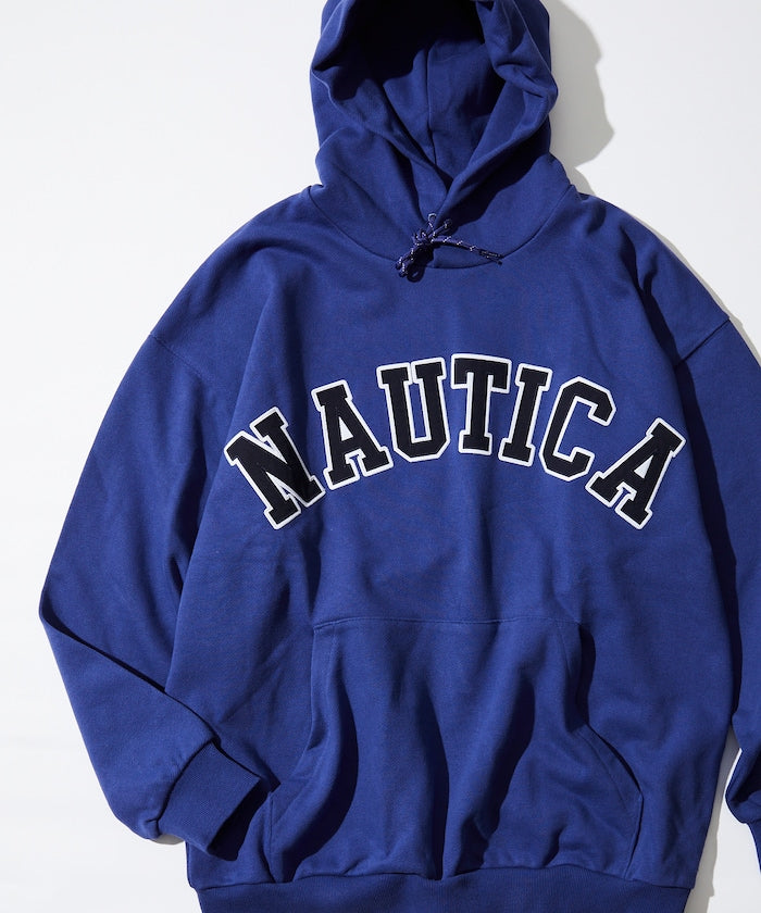 NAUTICA JAPAN Arch Logo Sweat Hoodie