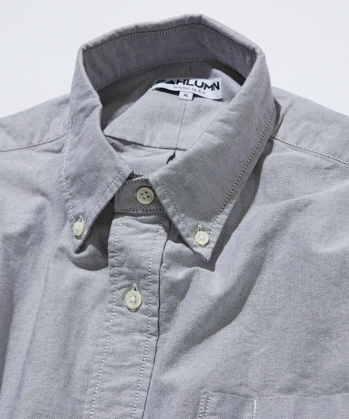 CAHLUMN Magazine Pocket Oxford BD Shirt