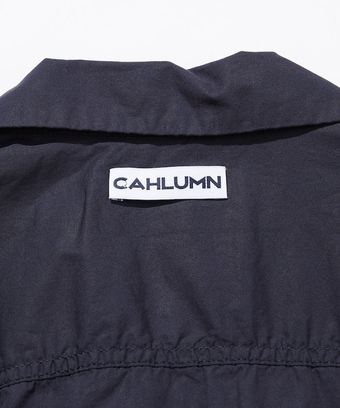 CAHLUMN Magazine Pocket Broadcloth Open Collar Shirt