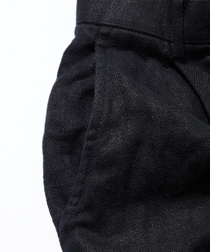 CAHLUMN Linen 1 Tuck Trousers