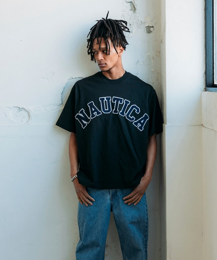 NAUTICA JAPAN Arch Logo S/S Tee