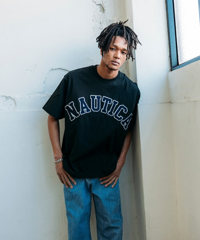 NAUTICA JAPAN Arch Logo S/S Tee