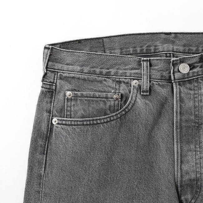 orSlow 105 90’s 5POCKET BLACK DENIM BLEACH